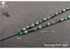 Natural Jade and Red Agate Bead Pendant Necklace Rope