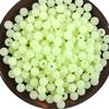 100Pcs Luminously Fishing Beads Fish Line Beads Round Space Bean Hard Fishing Beads Stopper Fishing Accessories Easy Use