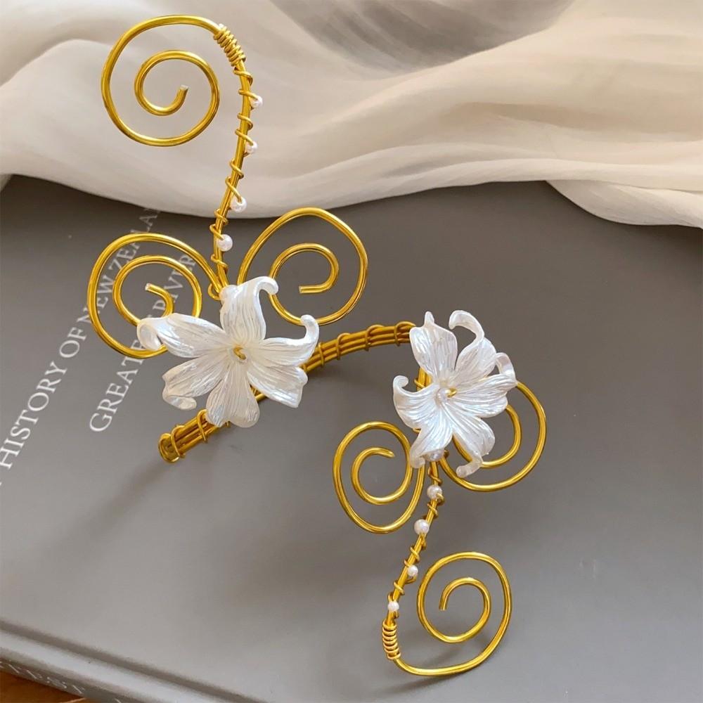 Blumen Open-Arm-Armreif Vintage Armring Vintage Armband Mädchen