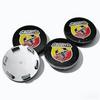 4 pezzi Stemmi Emblema Logo Scorpione Tappi Centrali Ruote Auto 51mm 46mm Mozzo Cerchione Copertura Antipolvere Coprimozzi Ruota Sostituzione Accessori Auto