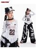 Girls' Trendy Jazz Hip Hop Dance Outfit - Long Sleeve T-shirt & Trousers for Street Dance Performance