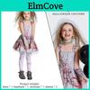Halloween Costume For Kids And Adults Terrifying Gray Bloodstained Ghost Bride Dress With Lace And Tulle Skirt