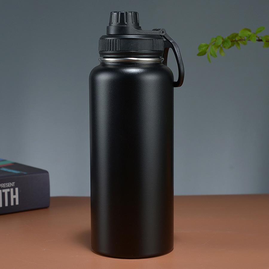 Insulated Water Bottle 32 oz/40 oz Stainless Steel Double Wall Vacuum Large Capacity Space Cup Outdoor Sports Kettle