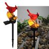Cute Landscape Light Unique Pinecone/Nut Red Bird Solar Garden Light Outdoor Lighting Waterproof IP55 for Garden Yards