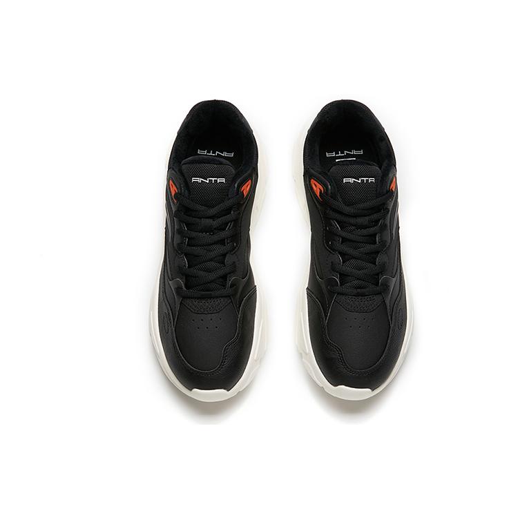 Anta Unruly Series Fleece lined Low top Casual Shoes Men's Black 112148860-6