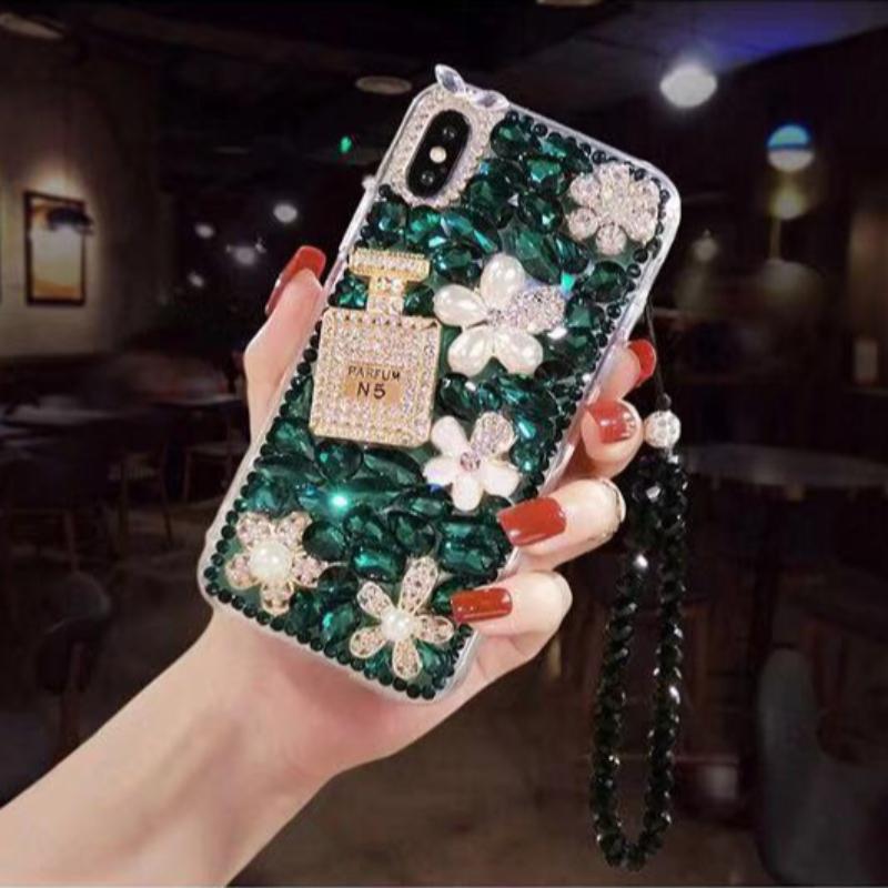 Suitable for IPhone16 Series Full Diamond Mobile Phone Case Rhinestone Cover