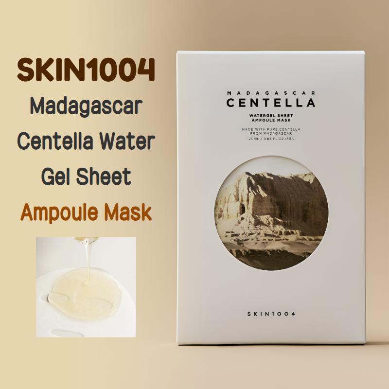 [SKIN1004] Madagascar Centella Water Gel Sheet Ampoule Mask (5 Sheets/1 Box)