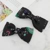 MAIA Milky Way Star Jacquard Hair Ribbon Pin - Green