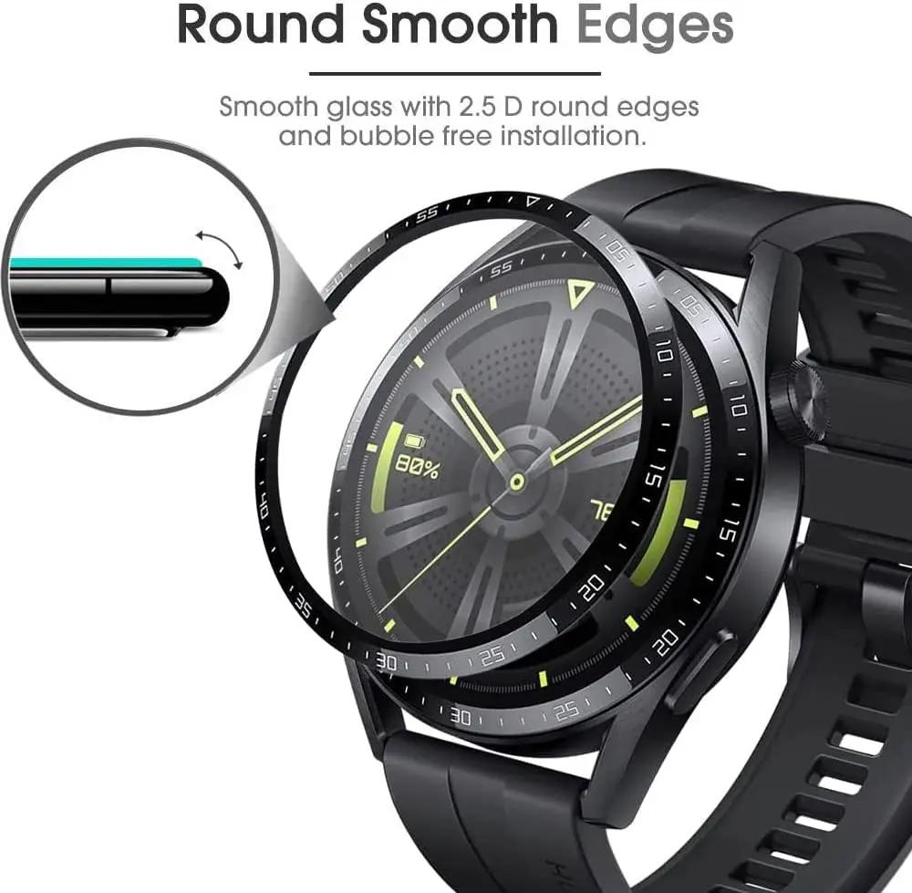Soft Glass For Huawei Watch GT 3 2 GT3 GT2 Pro 46mm 42mm Runner Screen Protector Protective Film Smart Watch Accessories Straps