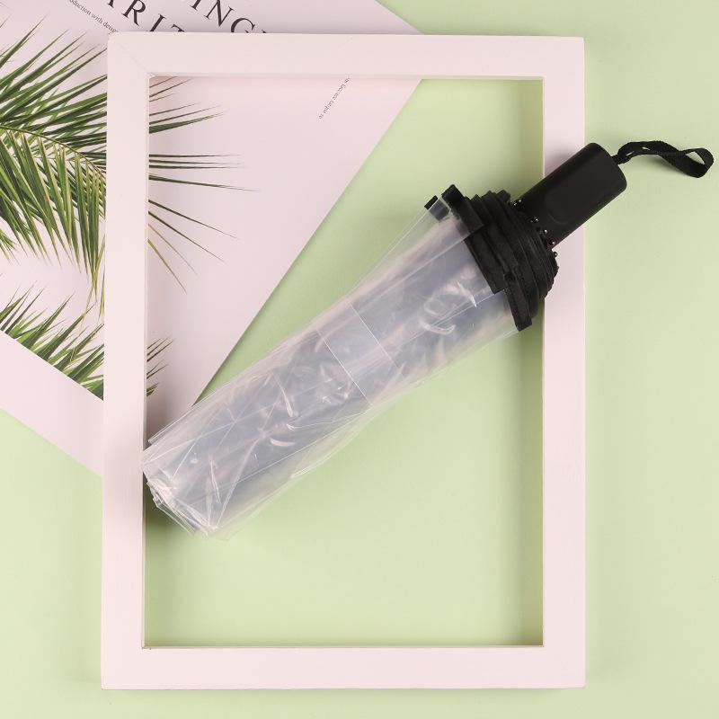 Paraguas Transparente Lindo de Dibujos Animados – Recomendado por Influencers, Ideal para Estudiantes y Sesiones de Fotos