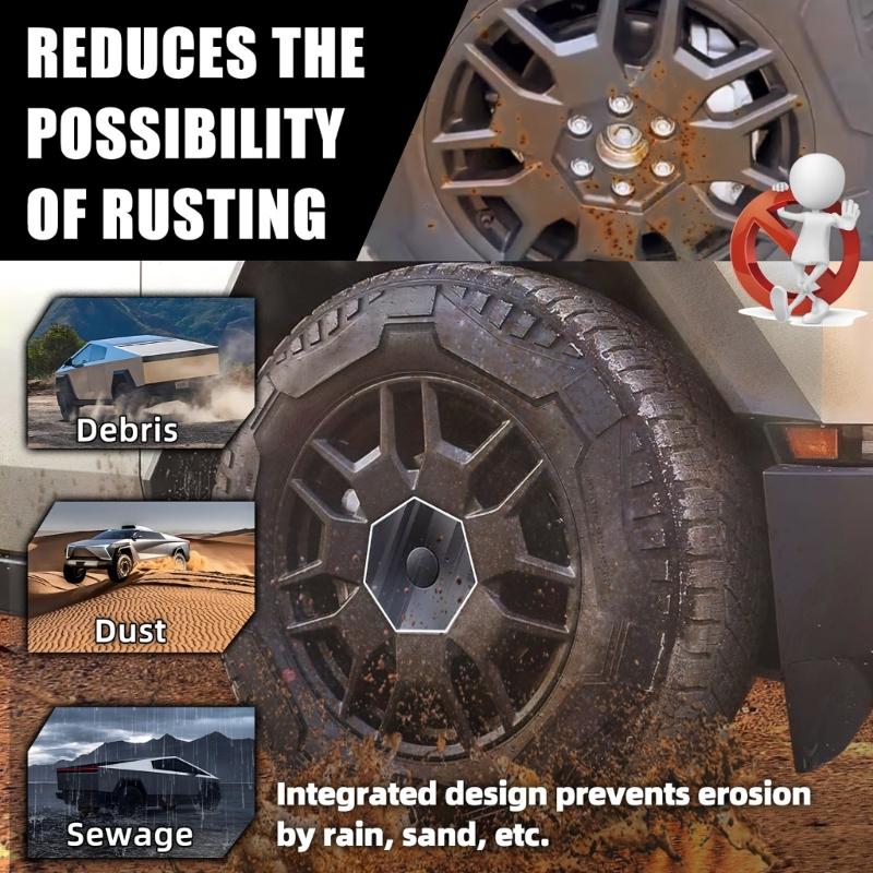 Replacement Wheel Caps Removable Full Coverage Center Hub Cover Wheel Hub Caps Truck Modified Accessories