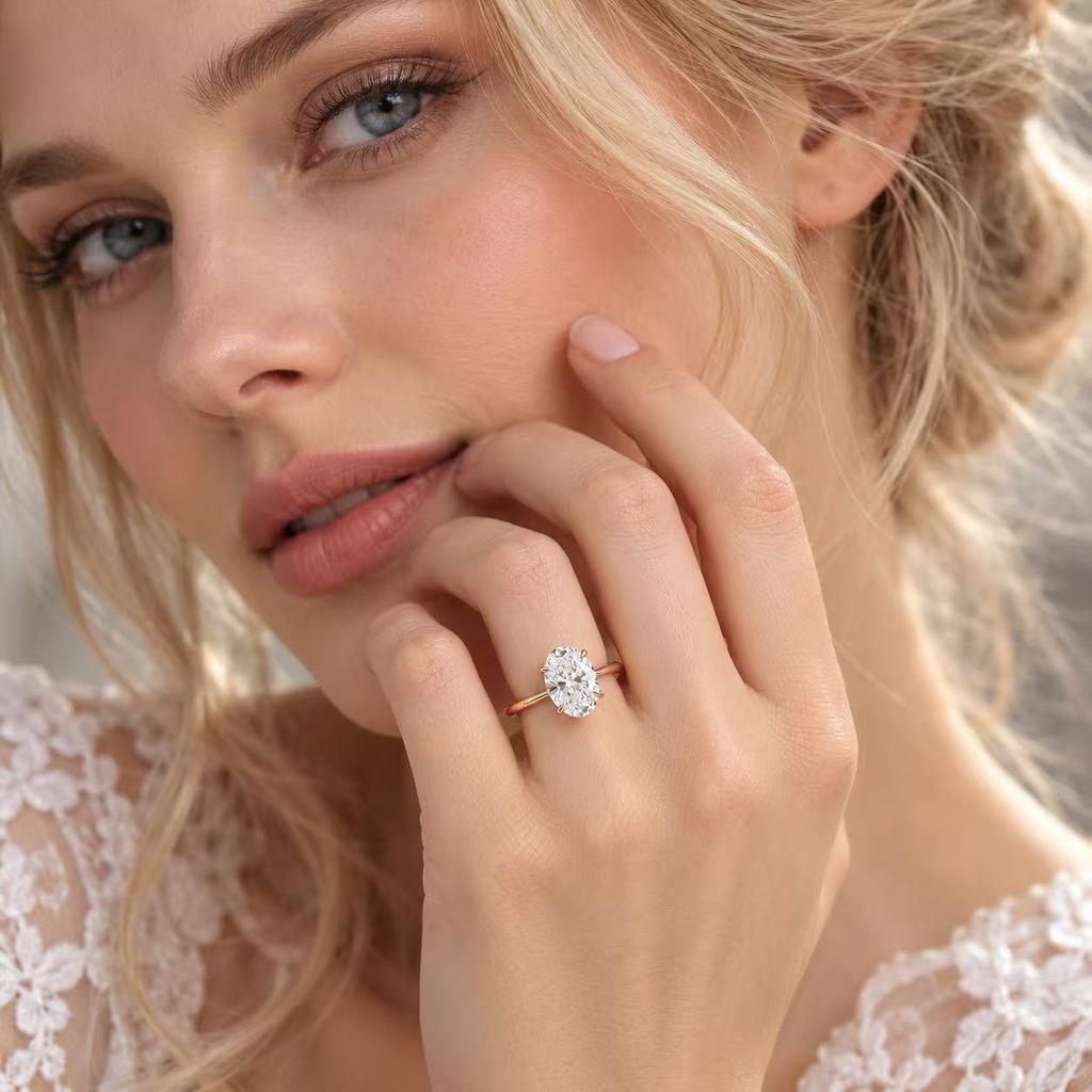 Luxuriant Lab Grown Diamond SI 1.50 ctw Solitaire Ring in 18K gold , 14K gold, 9K gold, Platinum fine jewelry for women wedding ring gift