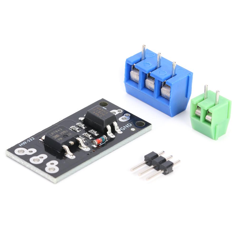 10/20/30 Stück HW-532B LR7843 Isoliertes MOSFET MOS-Röhren FET-Modul mit High- und Low-Level-Controller Ersatz-Relaisplatine
