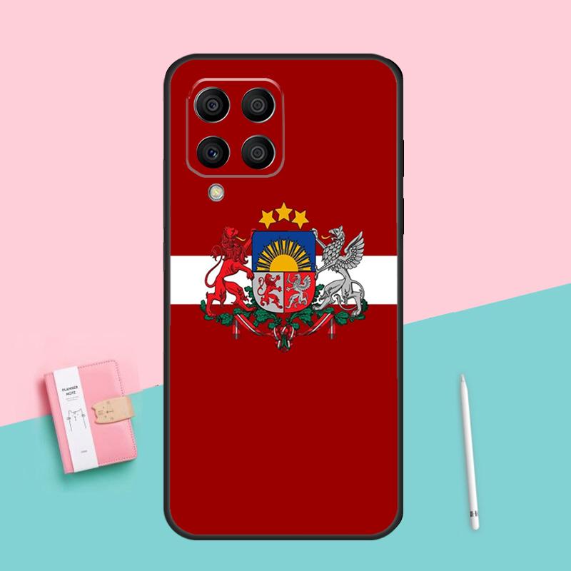 Latvia Flag For Samsung Galaxy M16 M31 M21 M33 M53 M13 M12 M32 M52 M11 M35 M55 M15 M14 M34 M54 M06 Case