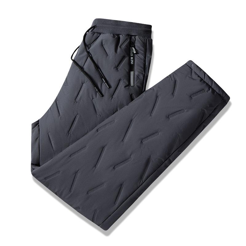 Značka Zimní Teplé Fleecové Bavlněné Kalhoty Pánské Vojenské Volné Kapsáčové Kalhoty Ležérní Sportovní Kalhoty Nadměrná Velikost Silné Pánské Kombinézy Kalhoty