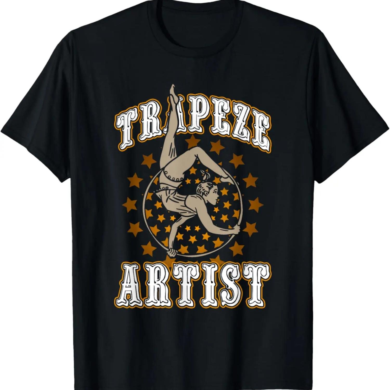 

Trapeze Artist Acrobat Carnival Theme Circus Staff Costume T-Shirt XXXXXL чёрный