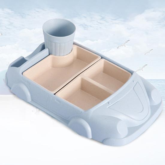 1 sada Jídelní talíř Kreslený design Přihrádka Stupeň kontaktu s jídlem Odnímatelná Zelenina Jídlo Ovocný Dezert Stolování