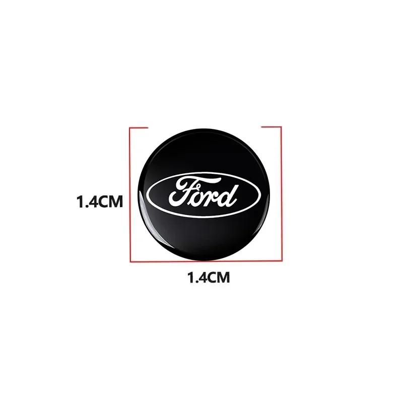 Car Sticker 2026 For Ford 2/5/10pcs Car Key Shell Remote Case Cover Aluminum Emblem Symbol Sticker For Ford Focus Mk2 Party Mk3