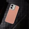 Premium Ltchi PU Leather Phone Case for iPhone 17 Air 16 15 14 Plus 13 Pro Max  Matte Plating Bumper Soft Business Cover