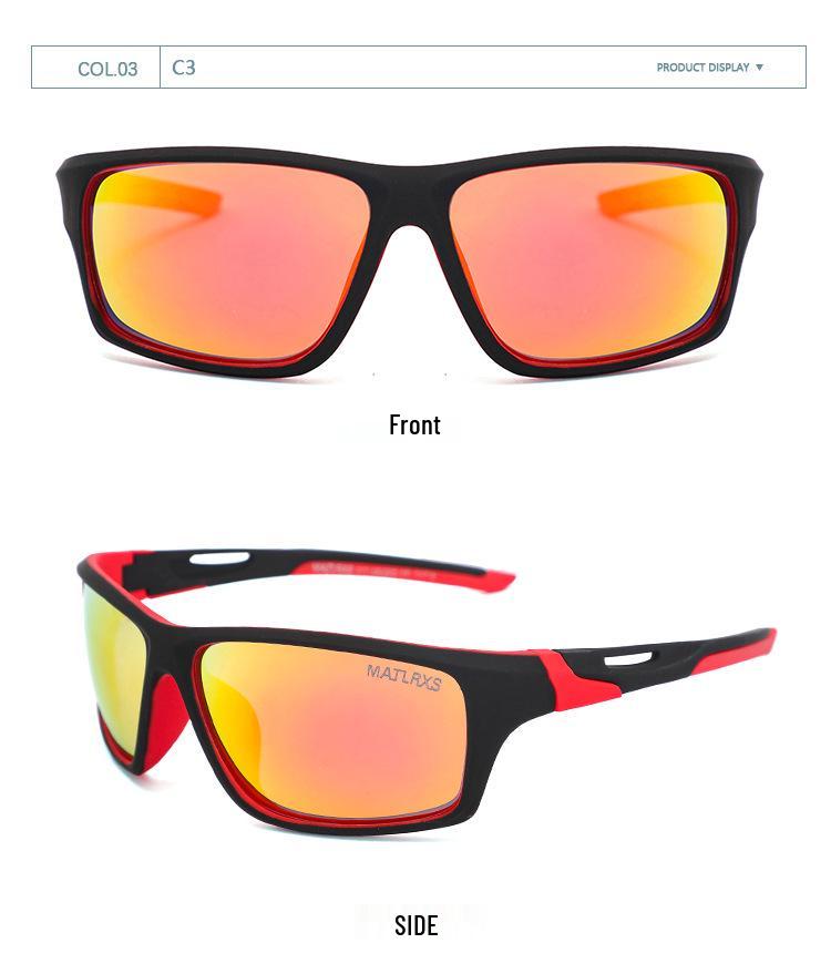 MATLRXS Men's Polarized UV Protection Sports Sunglasses P9510