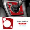 Per Alfa Romeo 159 2005-     Adesivo Reale in Fibra di Carbonio Morbida Pannello Cornice Cambio Marcia Auto LHD Manuale/Automatico