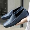 Luxury Formal Casual Flats Mens Loafers Genuine Leather Men Shoes Moccasins Male Breathable Slip On Walking Boat Plus Size 38-49