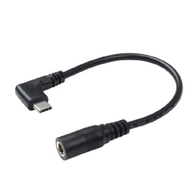 USB C 12V Cable Step Up Converter Cable Power Supply Type C To 5.5mmx2.1mm Converter for Camera Speaker Router