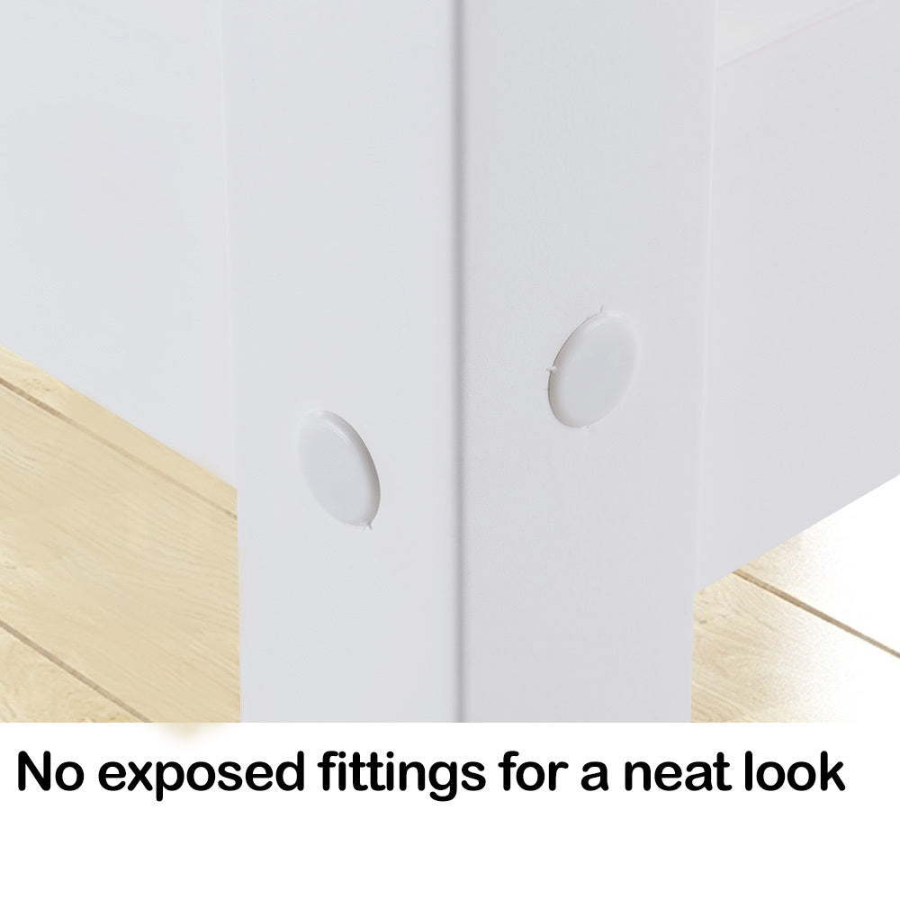 Single Bed Frames Slumber Single Wooden Bed Frame Modern Design Bedroom Furniture White For Adults Or Kids