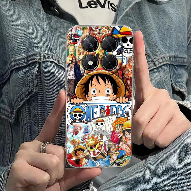 Monkey D Luffy Anime Case For Xiaomi Redmi Note 15 14 13 12 11 Pro Plus One Pieces Cover For Redmi 15C 15 14C 13C 12C Phone Case