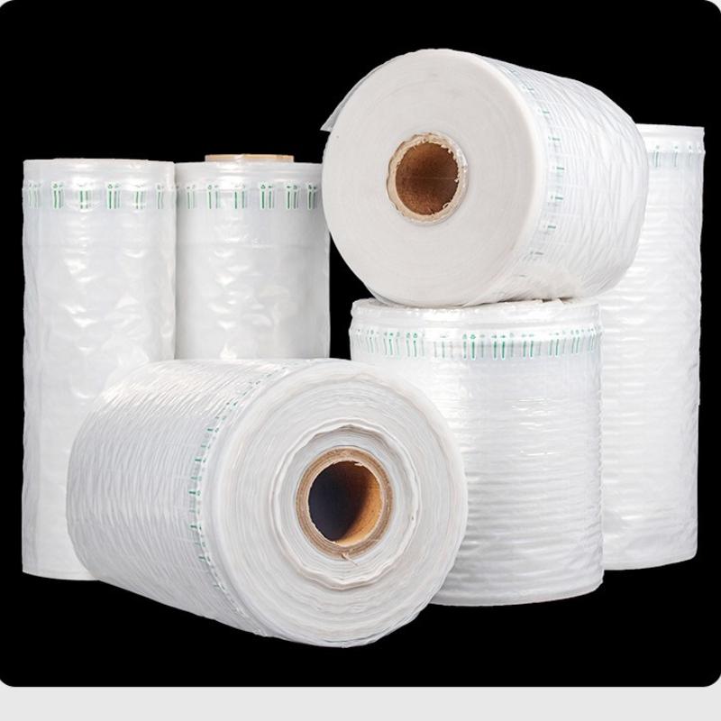 100m Logistics Transportation Air Column Bags Express Packaging Cushioning Packag Roll Material Thickened Anti Drop Bubble Column Random Cropping