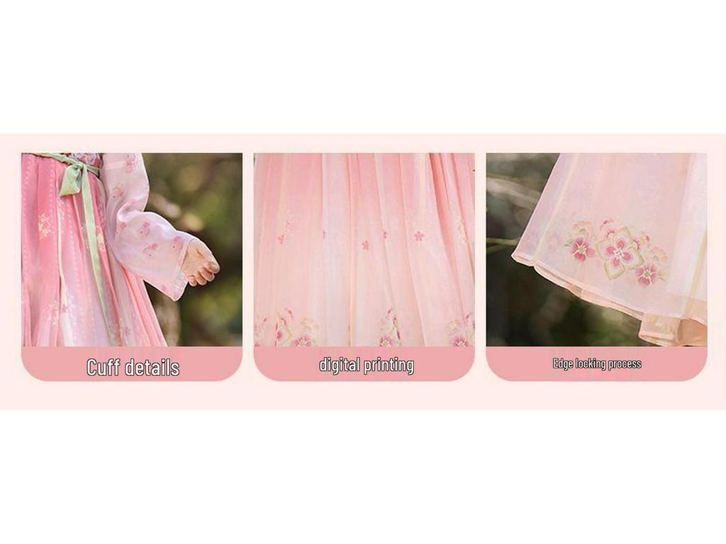 2026 Exquisite Tang Dynasty Style Hanfu: Girls' Super Fairy Princess Jumper Skirt - Perfect for Performances & Daily Wear