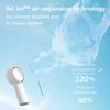 Portable Handheld Turbo Fan, 4000/6000 mAh Rechargeable Battery, Small Pocket Fan with 5 Speeds, Travel/Home/Office