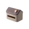 House Shaped Tissue Box Cover Paper Container Case with Nonslip Bottom Modern Durable Sheet