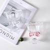Bowknot Glass Cup High Foot Goblet For Women Sweet Wine Cocktail Cup Ice Cream Cup High Appearance Level Design