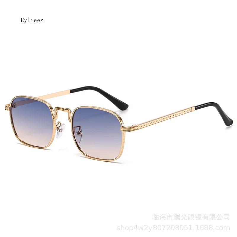 Square Fashion Glasses Vintage Sunglasses Women Trendy Luxury Retro Sunglasses For Men Sunscreen Luxe Femme Lentes De Sol Mujer