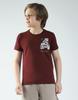 MONTE CARLO Boy's Regular Fit Printed Half Sleeve T-Shirt
