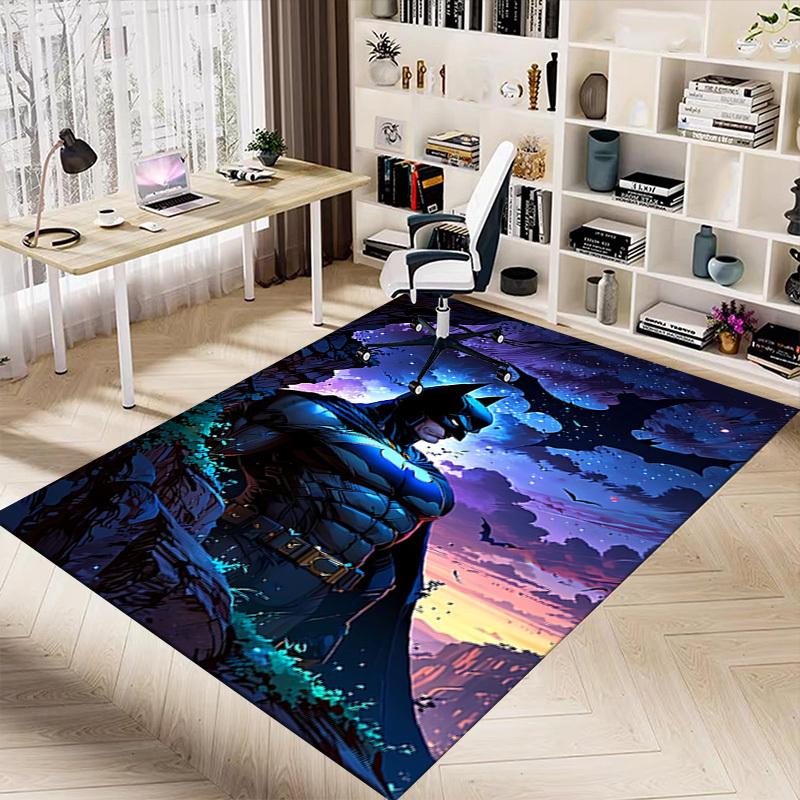 1pc Batman Night Carpet, for Home & Office Decor, Desk Chair Carpet, Festive Gift,Conference Room CarpetL1149