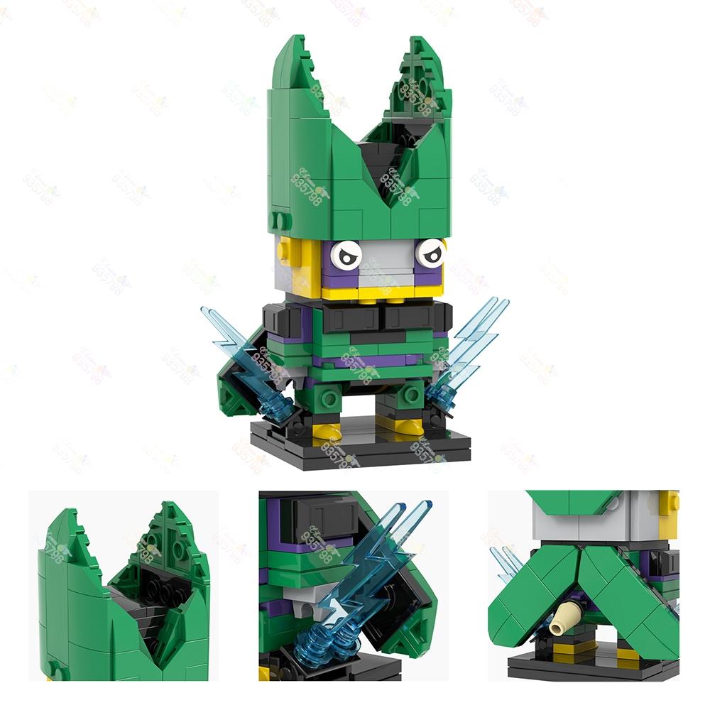 MOC Anime Squarehead Building Blocks Toys Seven Dragon Giant Ape Mecha Figures Somersault Cloud Model Assembly Bricks Kids Gifts