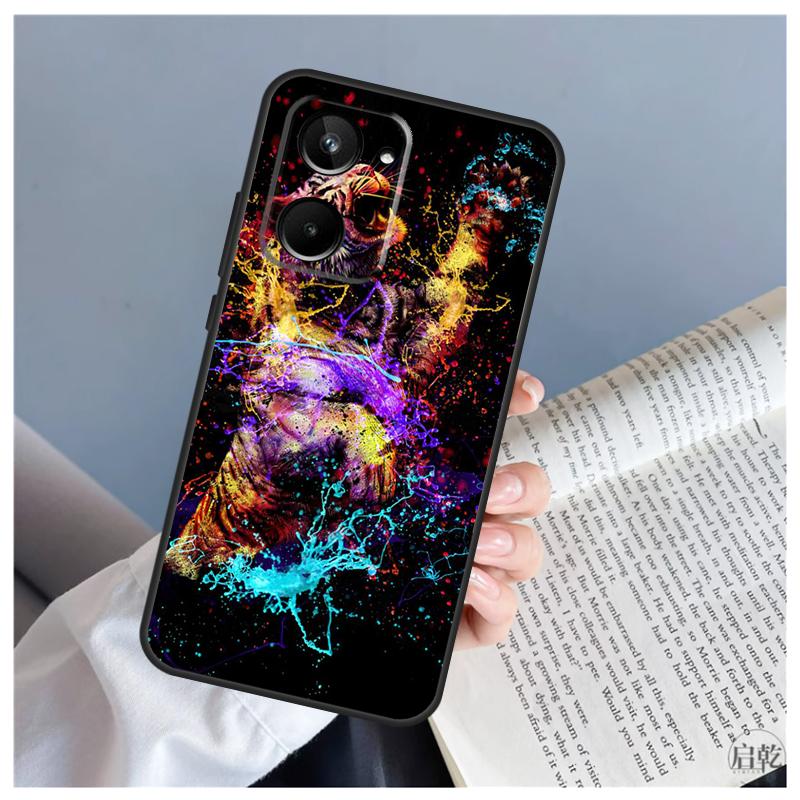 Tiger Face For Realme C71 C55 C75 C67 C63 C51 C61 C53 C35 C65 11 12 13 14 15 Pro Plus GT6 GT7 Pro Case