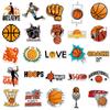 50 Waterproof Basketball Stickers for Luggage, Scooters, Computers & Tablets