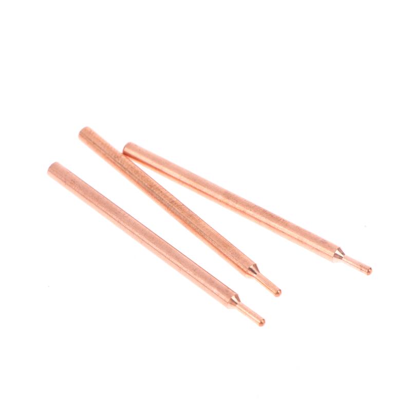 2/5/10Pcs 3Mm Purple Copper Oxide Electrode Head 18650 Power Battery Double Head Spot Welding Needle