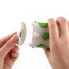 Electric Nail Clipper, 2 in 1 Safe Nail Clipper with Light, Quick   Care Nail File, Easy Cleaning, White and Green Mix, 10 x 6 x 2 cm, Battery