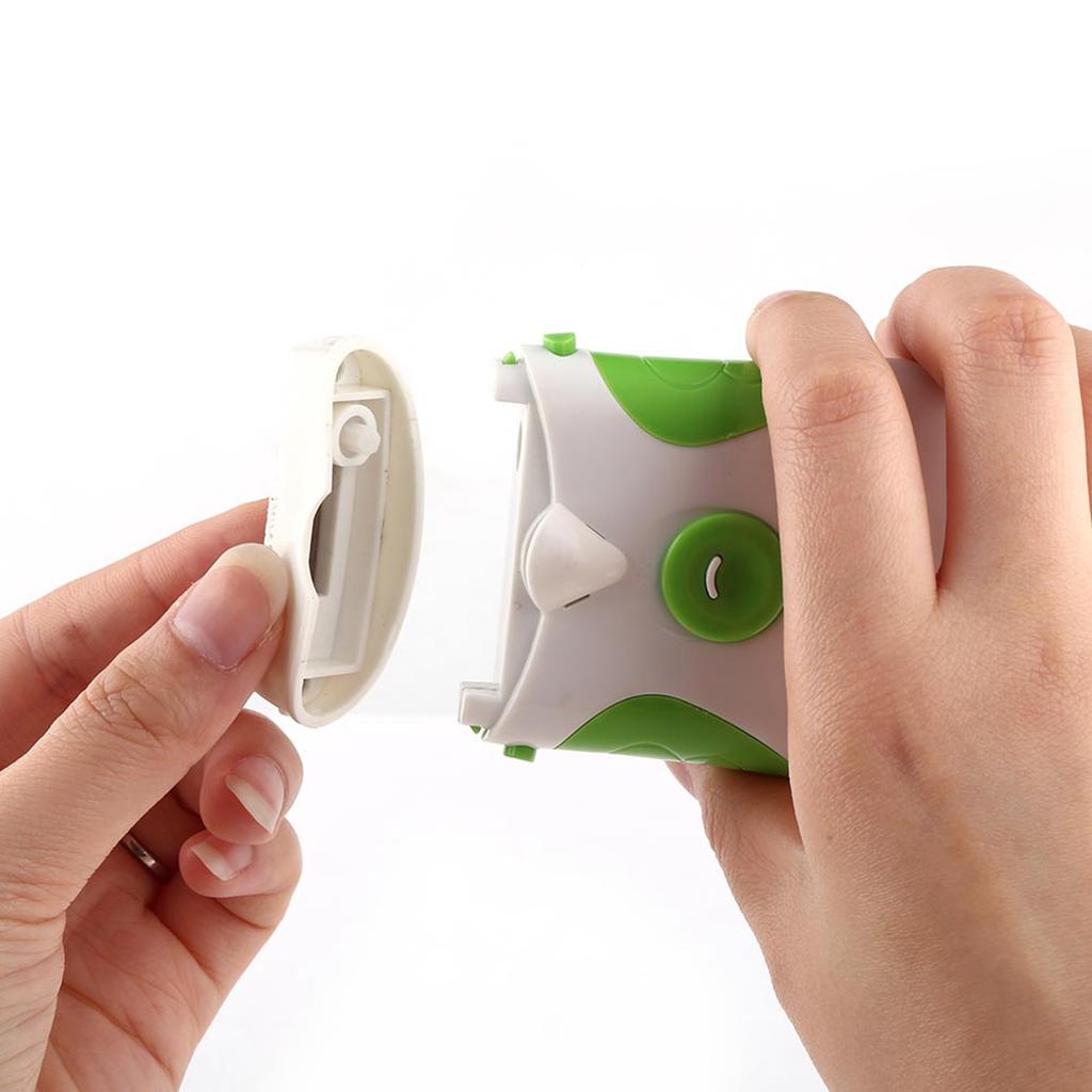 Electric Nail Clipper, 2 in 1 Safe Nail Clipper with Light, Quick   Care Nail File, Easy Cleaning, White and Green Mix, 10 x 6 x 2 cm, Battery
