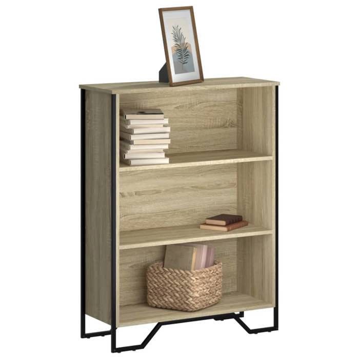 VidaXL Bibliothèque chêne sonoma 80x31x106 cm bois d'ingénierie, étagère, étagère à livres, étagère de rangement, armoire de 848625