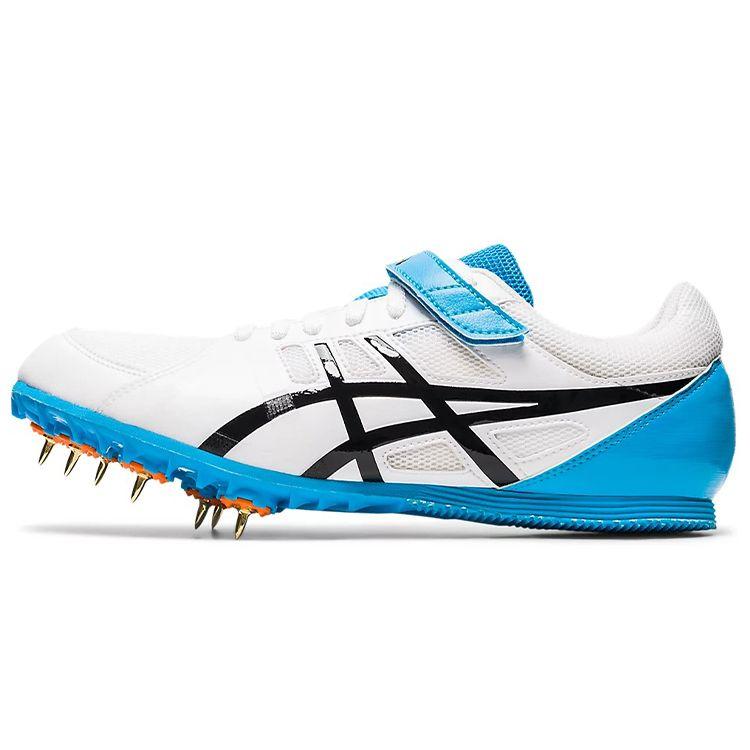 Asics Heatflat FR 7 Professional Track Low-Top Running Shoes Unisex Sneaker White Blue TTP526-102