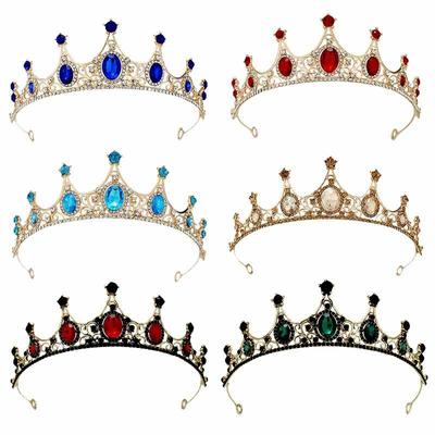 Vintage Kronen Kopfschmuck Kinder Prinzessin Geburtstagskrone Stirnband Mädchen Tanzaufführung Kleid Accessoires