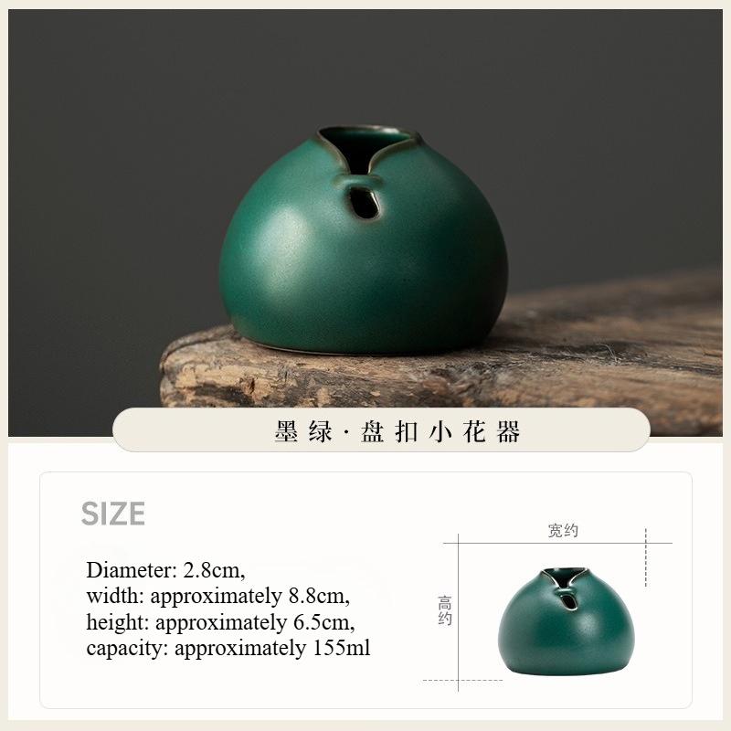 

New Chinese-style retro flower vase creative countertop hydroponic small flower arrangements Desktop decorative items home decor