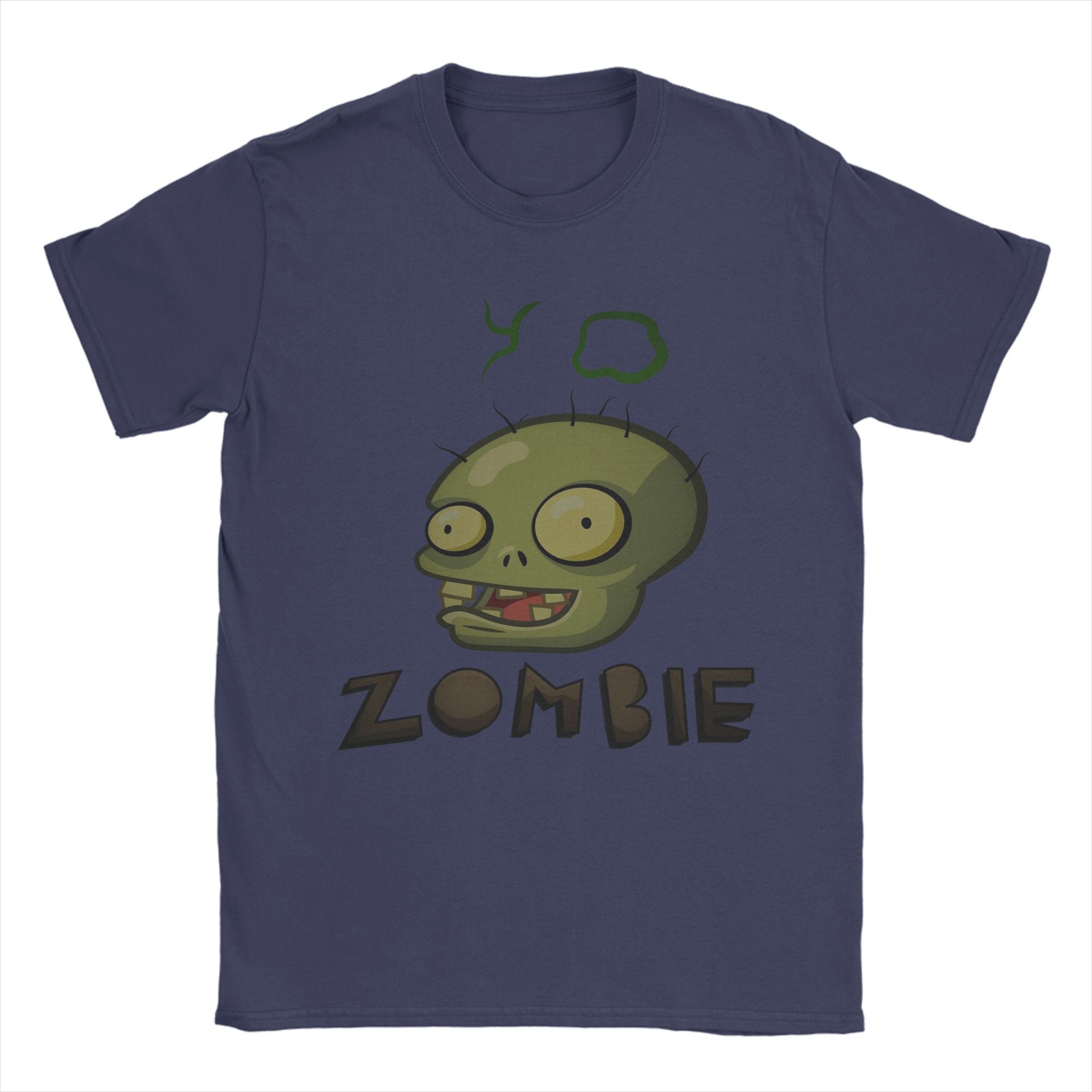 

BRAINS Plants Zombies T Shirts Unisex 100 Cotton Vintage TShirt O Neck Tees Short Sleeve Clothing Plus Size 4XL