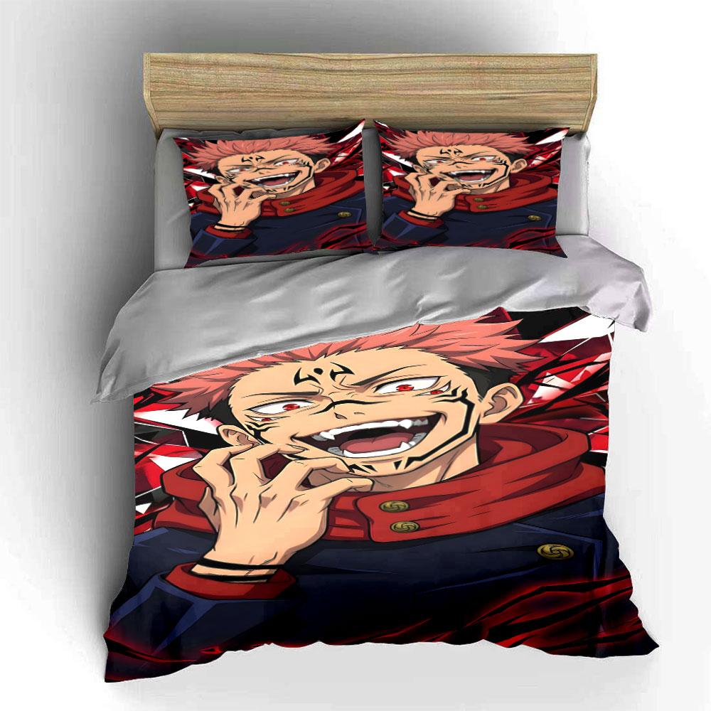 Anime Character Face Design. Bedding Sets Duvet Cover Sets Duvet Covers Pillowcases(1 * Duvet Cover 2 * Pillowcases Without Duvet Insert)