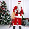 EOZY Santa Claus Christmas Santa Adult Set for Parties and Activities Costume, Cosplay, Men's 10-Piece (XL)